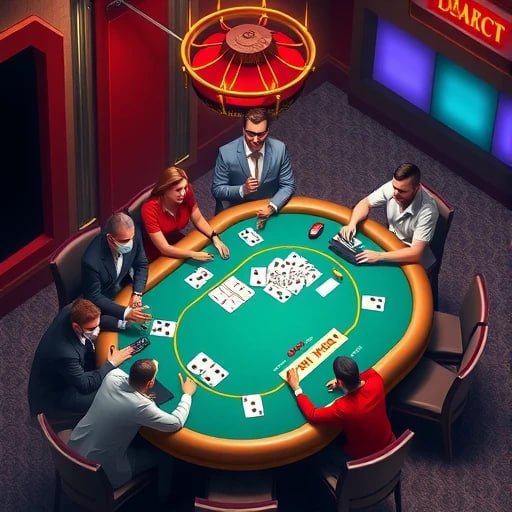 A gamer enjoying play at bb99 Live Casino